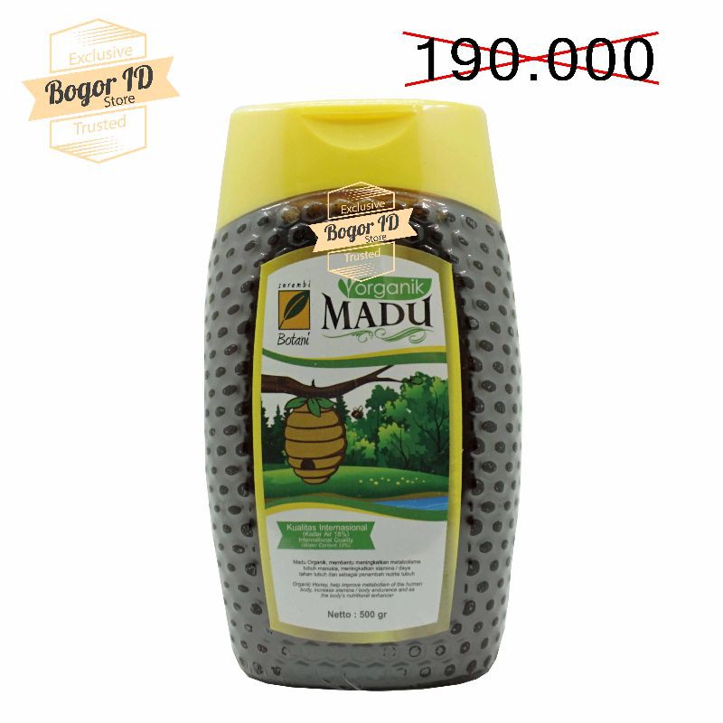 

MADU ORGANIK 500g MADU HUTAN ANEKA BUNGA