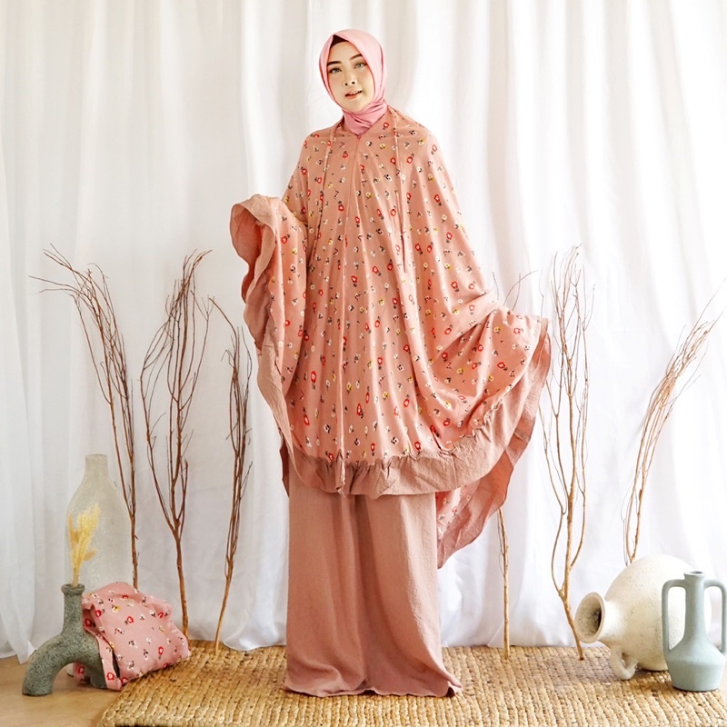 Okeda Shop Mukena Crincle Embosh Mix Crincle Pinocio