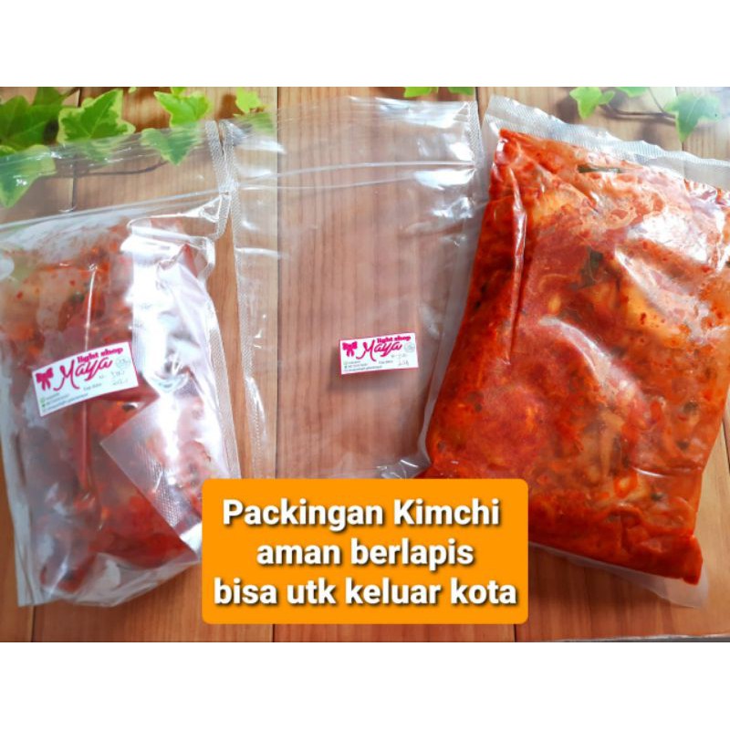 Kimchi 500gr halal sawi murah korean food snack cemilan pedas korean snack