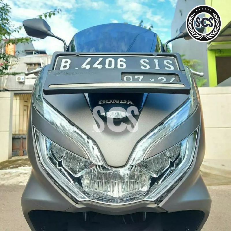 Sticker skotlet metalik chrom doff grey / sticker skotlet motor/ skotlet abu abu monyet merk decal