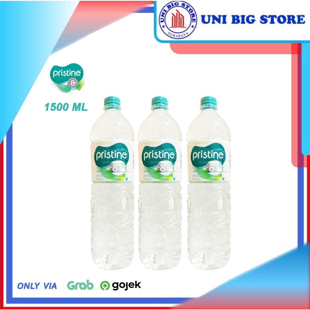 

Pristine 8+ Water 1500 ml 1 Botol Air Mineral Air Alkali