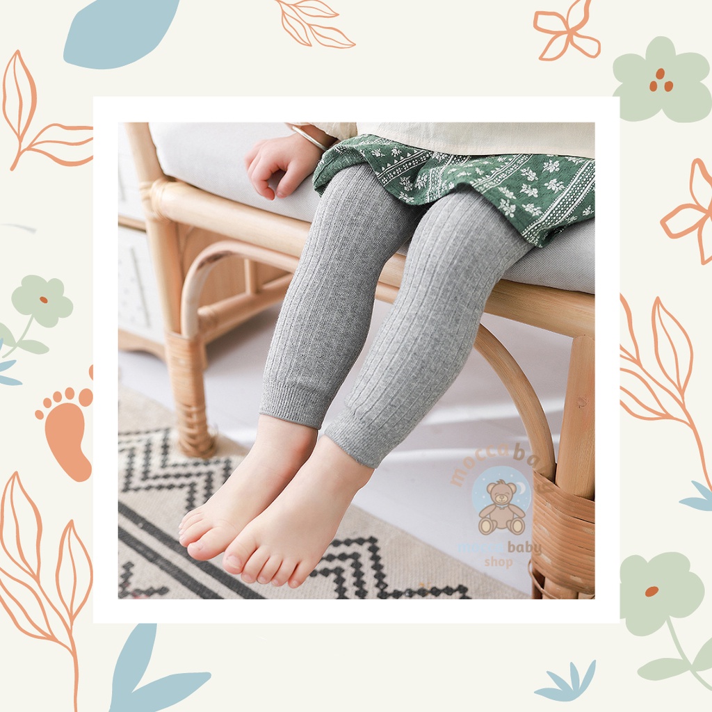 MBSS Legging Bayi Perempuan / Legging Anak / Kaos Kaki Panjang Bayi / GWYNETH