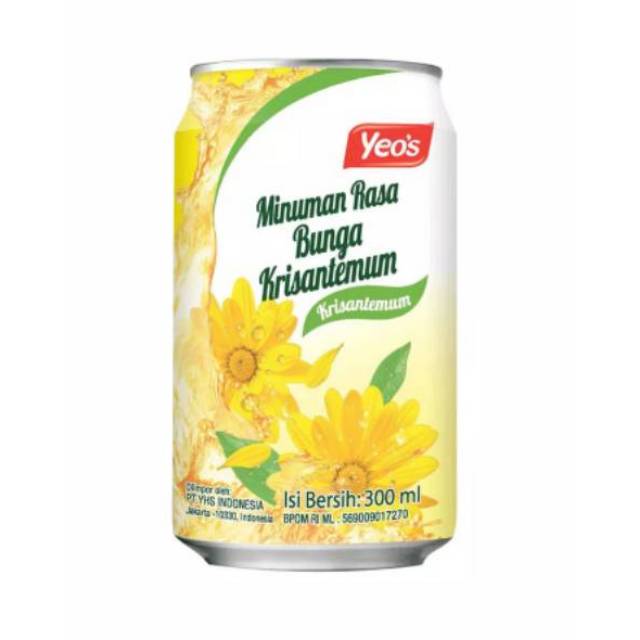 

YEO'S TEH BUNGA KRISANTENUM KALENG 250X@24 PCS 1DUS
