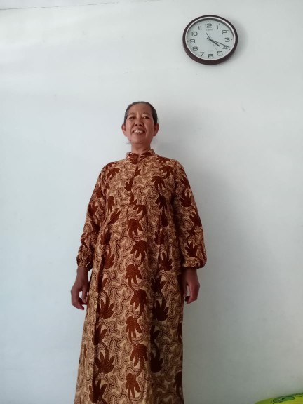 Gamis Batik Sogan Size Standar Dan Jumbo Katun Mataram Primisima Adem Murah