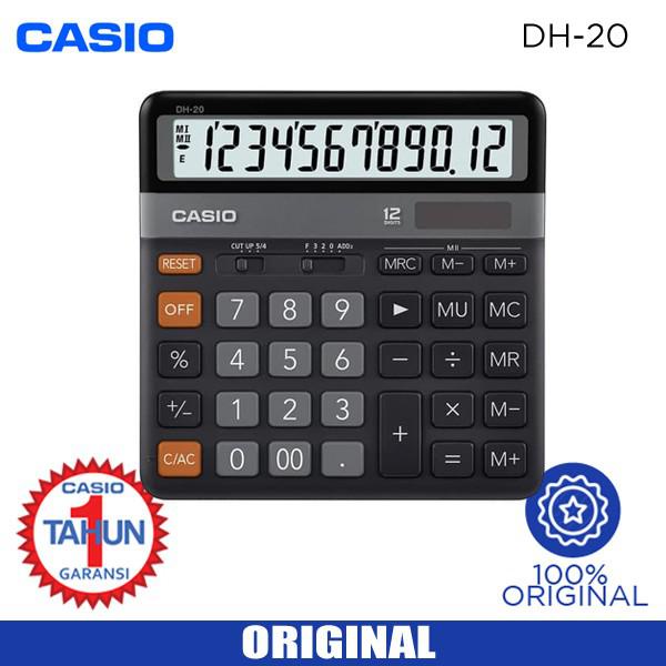 

PROMO! KALKULATOR CASIO DH 20 - Hitam |Kalkulator