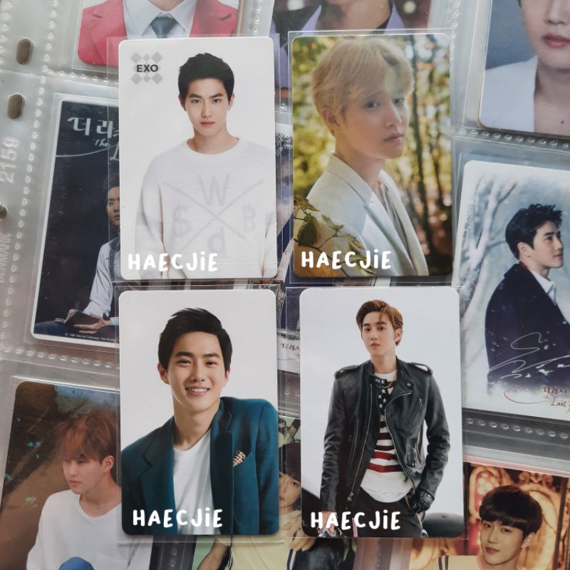 Official Photocard EXO Suho SUM new Limited Luggage tag elyxion love dome cushion tempo pc non album