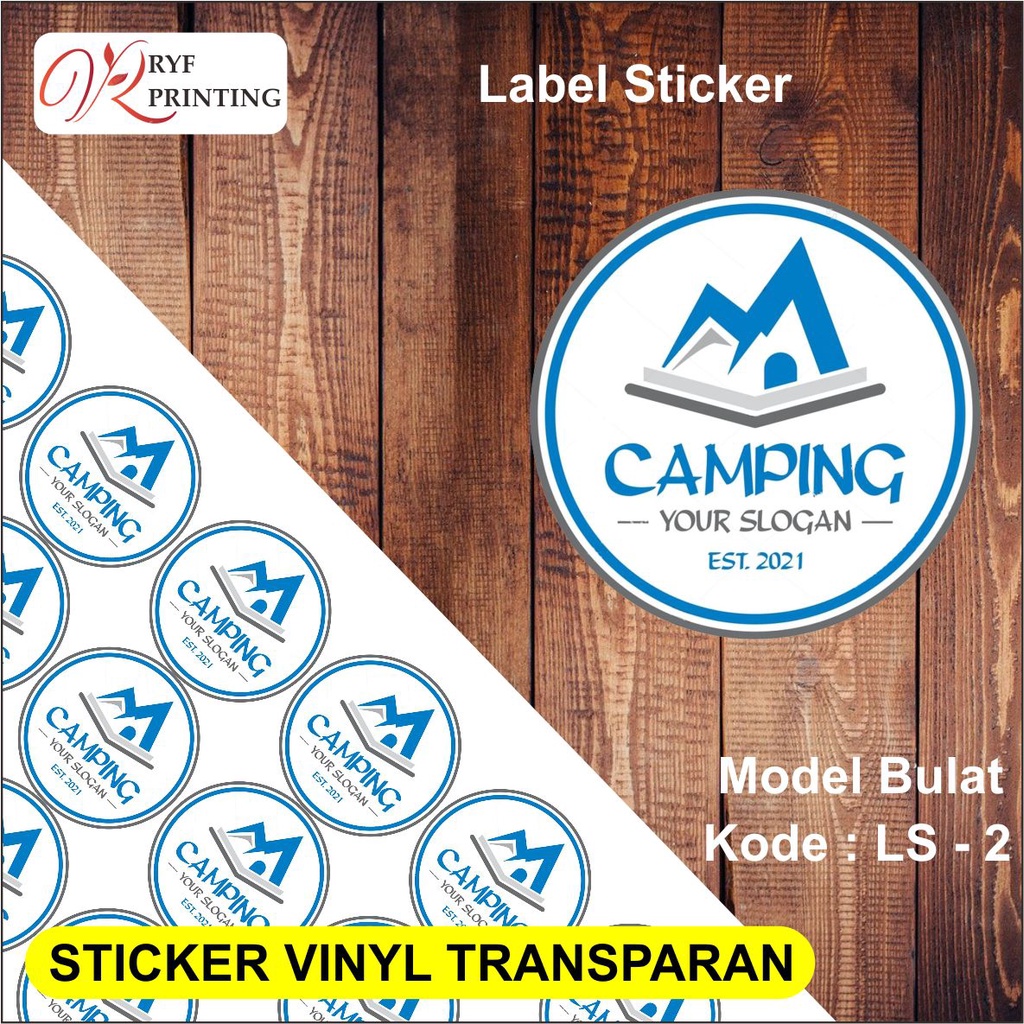 

LABEL STICKER - STICKER VINYL TRANSPARAN