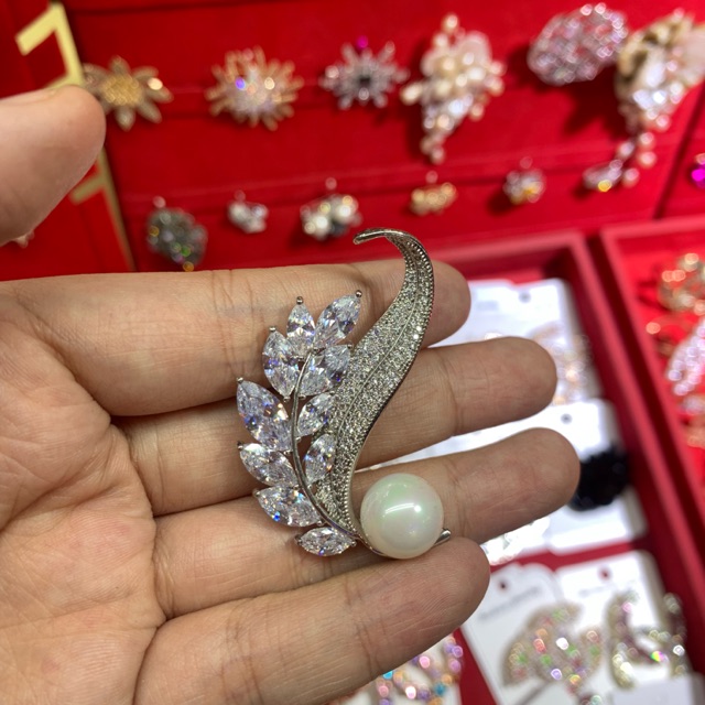 BS - 2 | Bros Swarovski Mix Mutiara Air Laut Asli