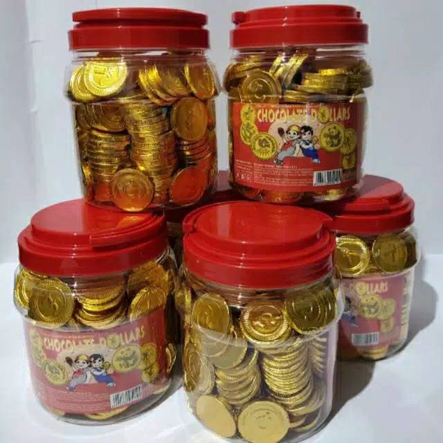 

Coklat Koin Dollar 1 Toples