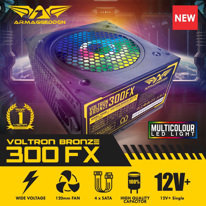 armaggeddon Voltron Bronze 300FX power supply