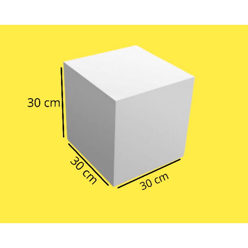 Props Fotografi - Podium / Kubus Bigsize free packing kayu