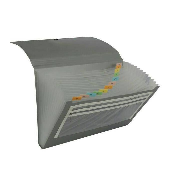 

FREE ONGKIR Expanding file Folio with zipper Bantex berkualitas