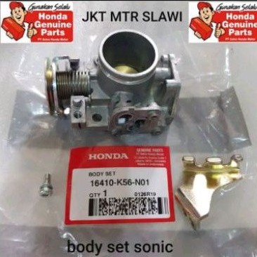 16410 k56 N01 Body set throttle body sonic 150 supra x 150 gtr cb 150r led asli honda