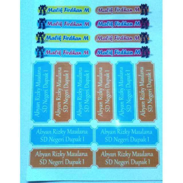 

Stiker nama/label nama/stiker nama lucu.