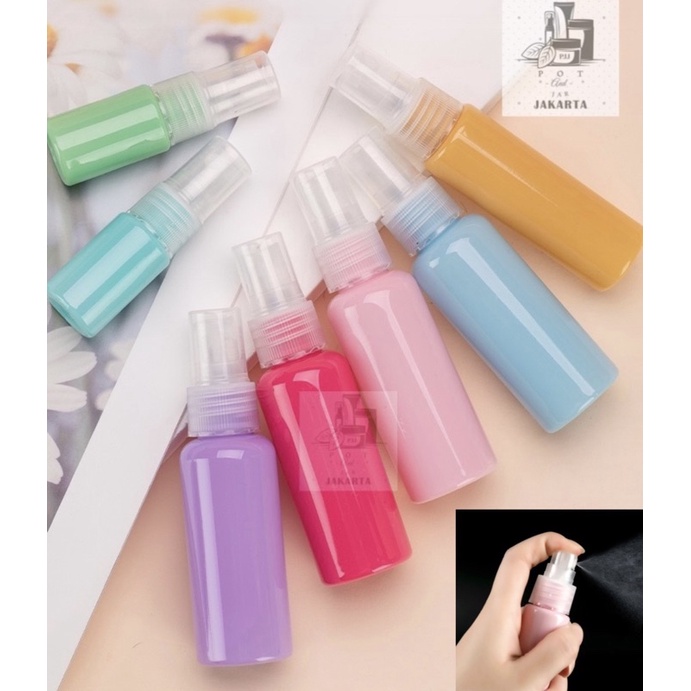 10ml/30ml/50ml Botol SPRAY/FLIPTOP Warna Pastel