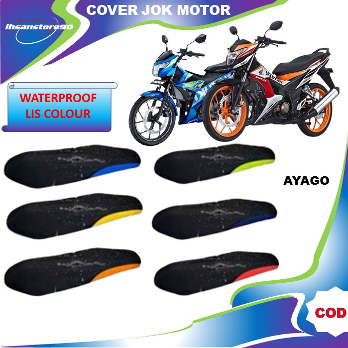 Cover Jok Motor / Sarung Jok Motor / Cover Jok / Sarung Jok / Murah / Satria FU / Sonic / Terbaru / Terlaris / Cod