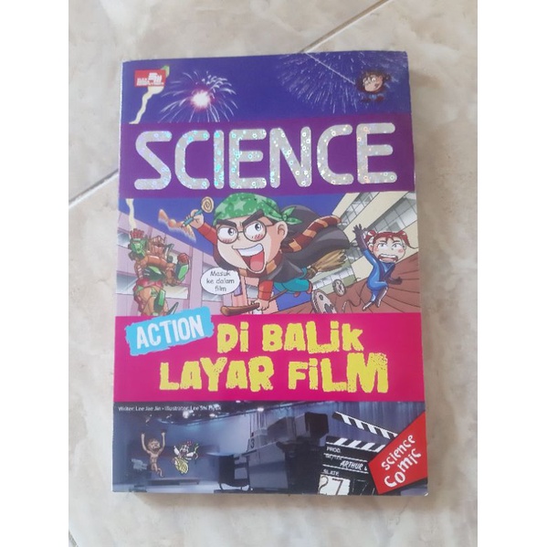 Buku Cerita Bergambar Anak Science Comic Science Action di Balik Layar Film