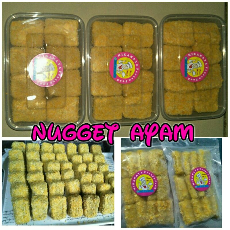 

nugget ayam home made ukuran 500 gram