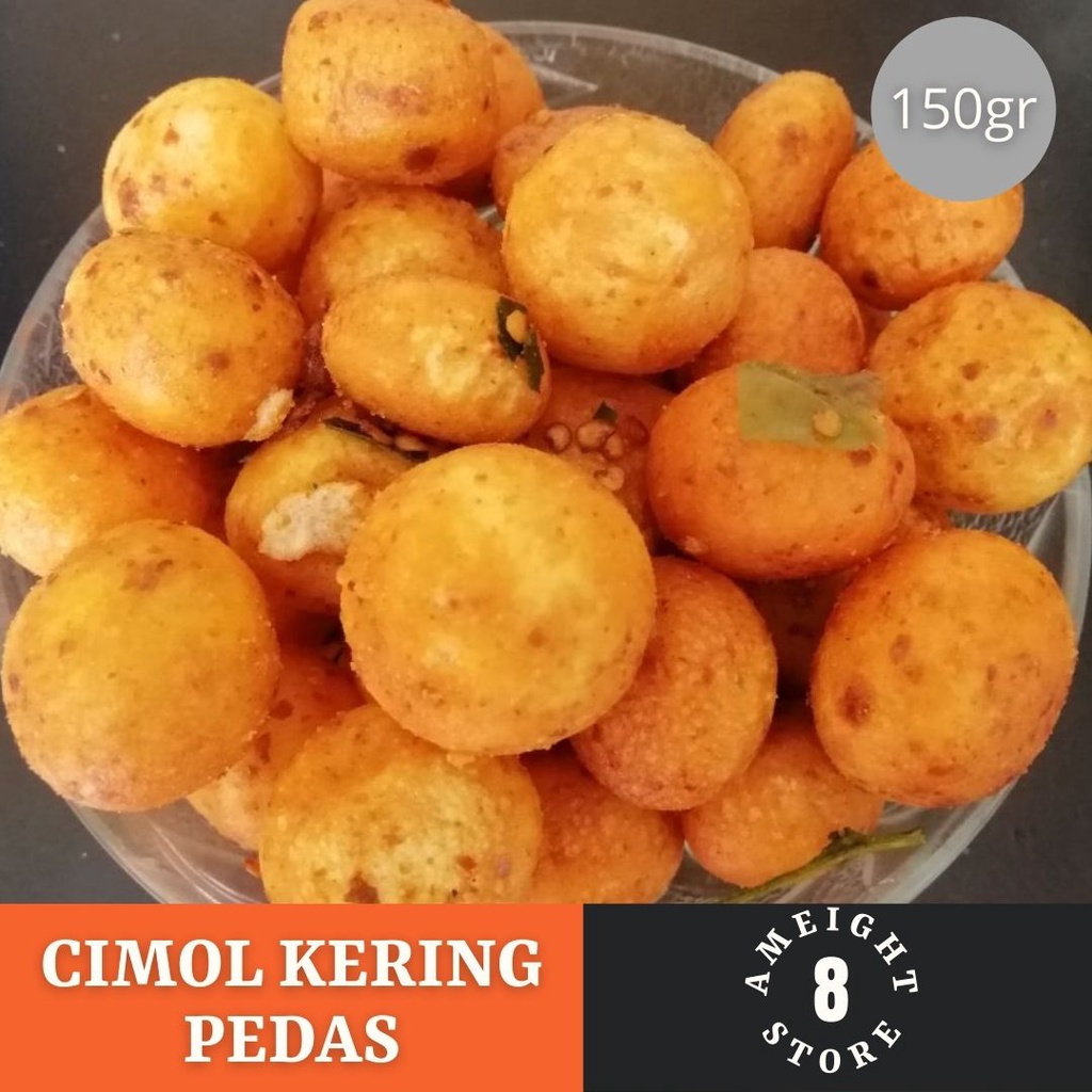 

Cimol Kering Pedas / Kripik Cimol 150gr
