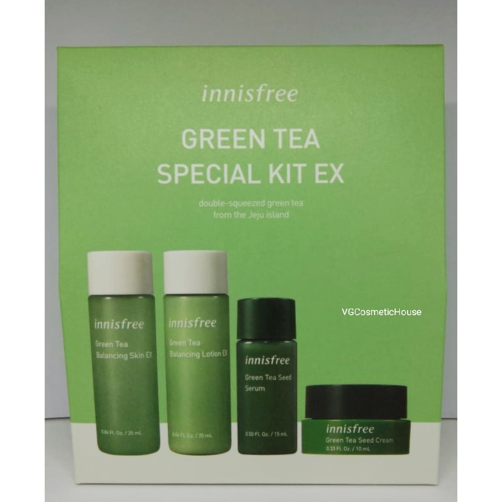 Lihat Manfaat Innisfree Green Tea Balancing Special Kit 