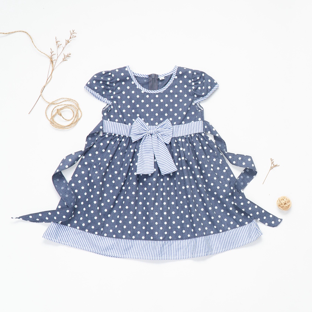 Dress anak perempuan 1 tahun - 3 tahun Wingki star kids