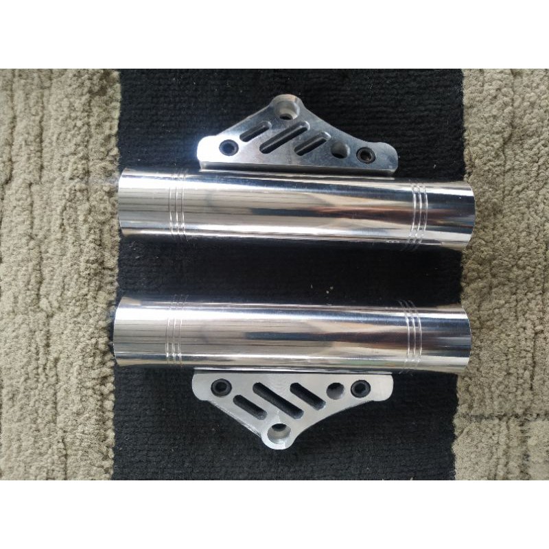 DUDUKAN LAMPU, BREKET PANGKON LAMPU CB PESEK PIPA STANLIS CNC AS 31 33