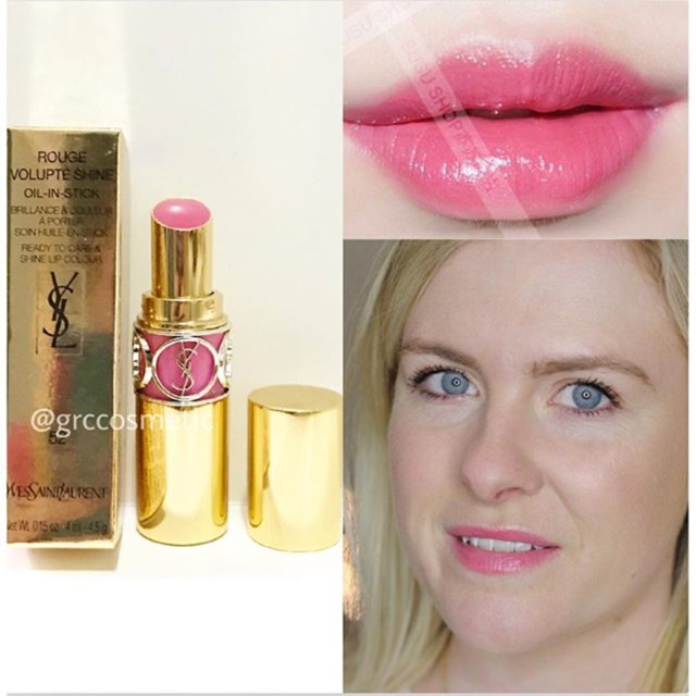 Ysl Rouge Volupte Shine Lipstick Trapeze Pink