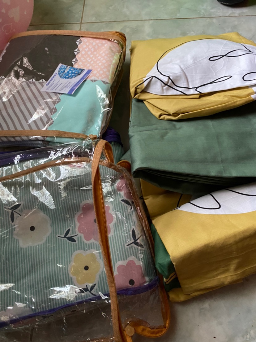 Sprei Katun Jepang Import Tropical Kombinasi S 119 - Kuning Hijau - Monstera