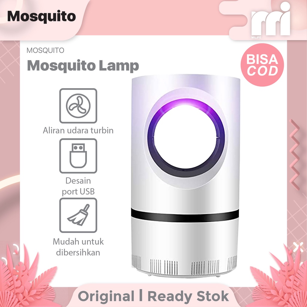 UV LED Light USB Electronic Mosquito Trapper Bug Zapper Safety Pest Control Lamp