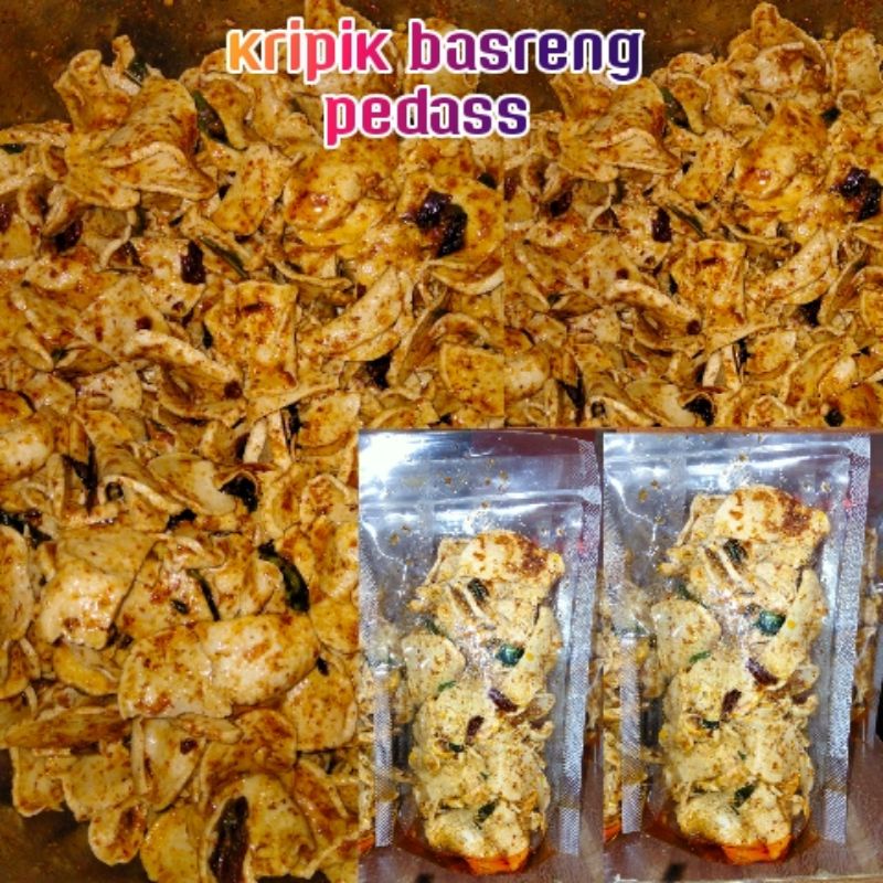 

kripik,basreng,kriuk kriuk pedas,aroma,daun,jeruk#100g