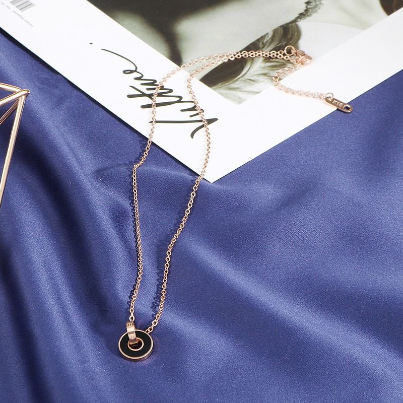 [8163] Kalung titanium Wanita Korean Style Anti karat