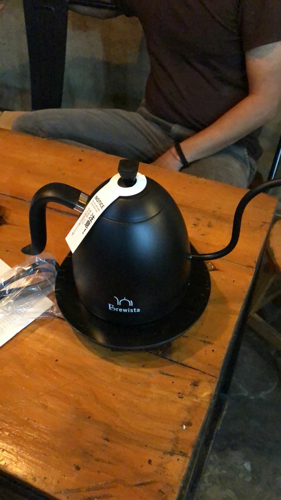 Brewista Gooseneck Kettle Artisan 600ml Electric Full Black 100% Original | Teko Leher Angsa