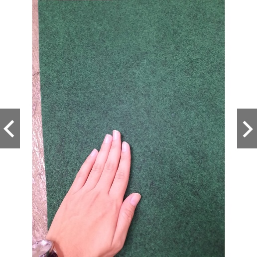 Karpet Lantai Bludru Polos Uk 1 x 2mtr, SAHARA Alas Kasur, Alas Kasur, Meja, Nonwoven, Karpet Meteran-EMERALD