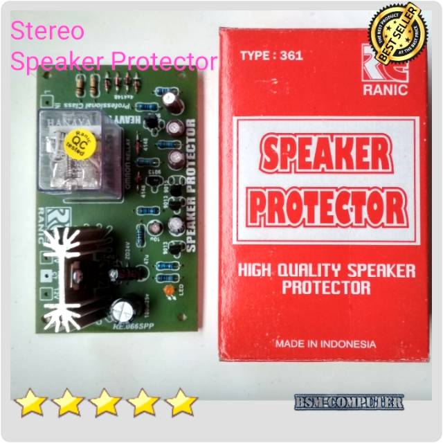 Stereo Speaker Protector Pengaman Protektor Relay Speaker Sound Salon Stereo