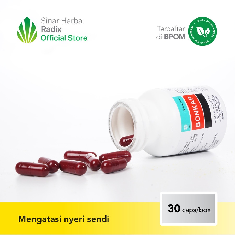 Bonkap - Obat Herbal Mengatasi Nyeri Sendi - SINAR HERBA RADIX BPOM