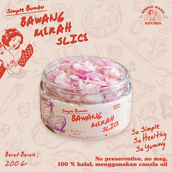 

Simple Bawang Merah Slice by Simple Mama Kitchen | Alami Tanpa Pengawet & Tanpa MSG