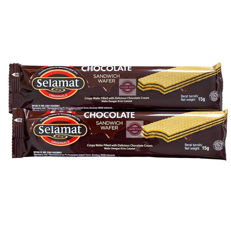 

2Xbtygneal Sakha Snack ) Selamat Wafer Chocolate