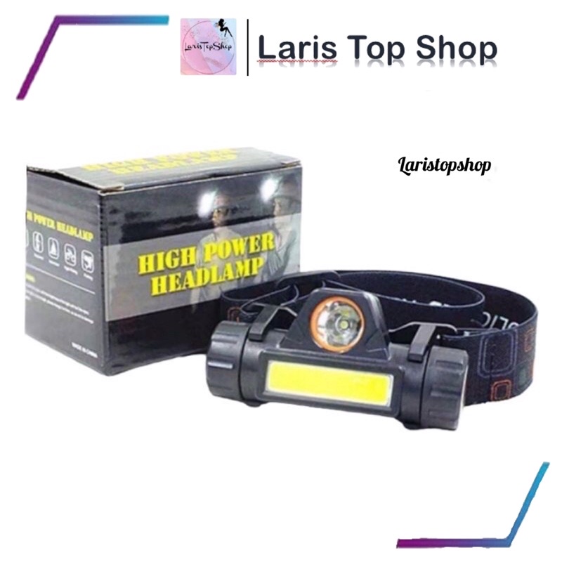 Senter Kepala LED Charger XPE Super Terang 2 in 1 / Headlamp COB Recharger / Senter Kepala Mini Super Terang / Senter Kepala Multifungsi Rechargeable / SENTER KEPALA LED CAS