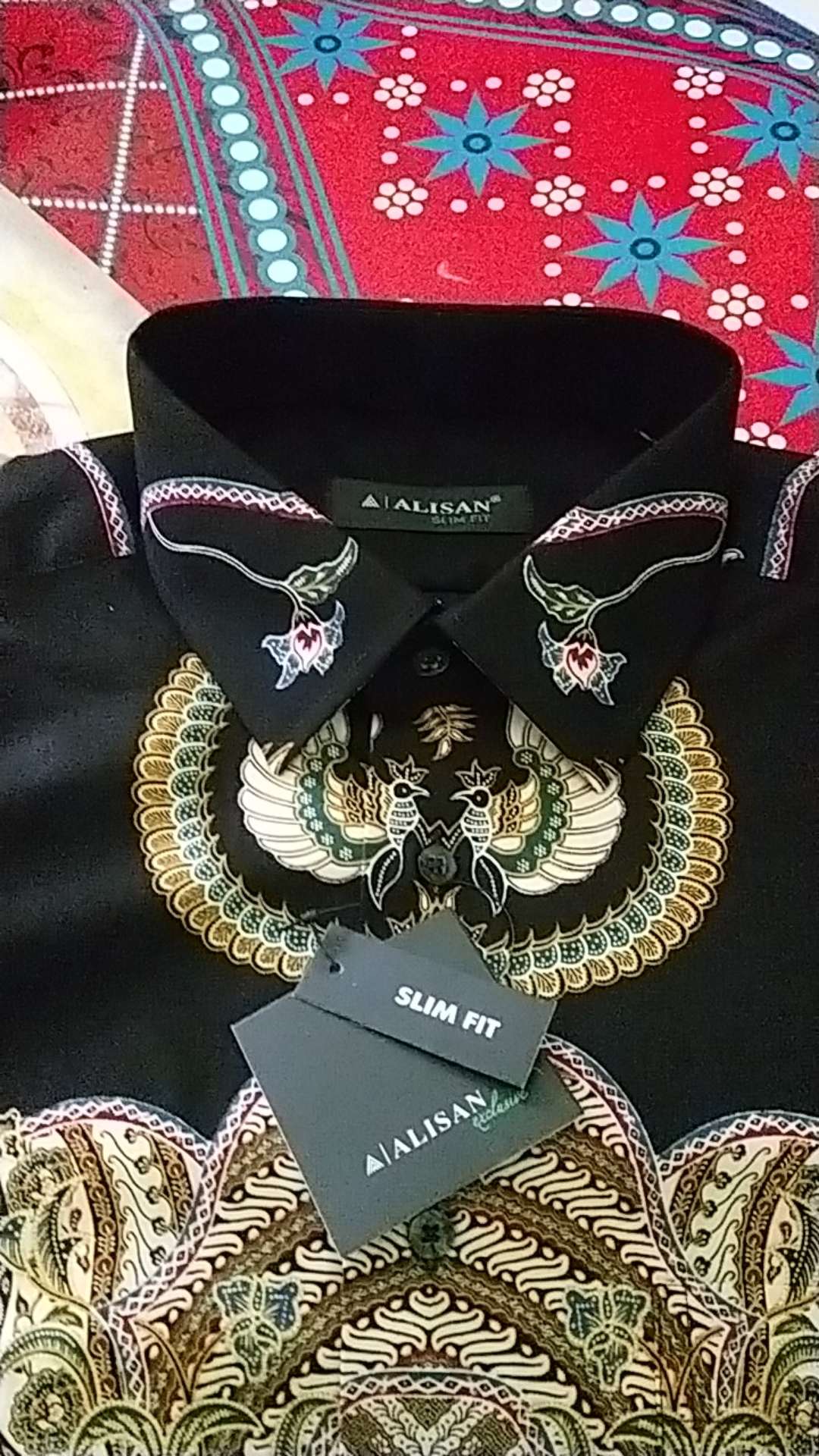 Alisan Kemeja Batik Lengan Pendek - Slim Fit