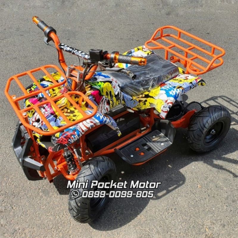 Mini ATV Aki - Mini ATV Elektrik - ATV Mini Cas - ATV Electric 500W 36V