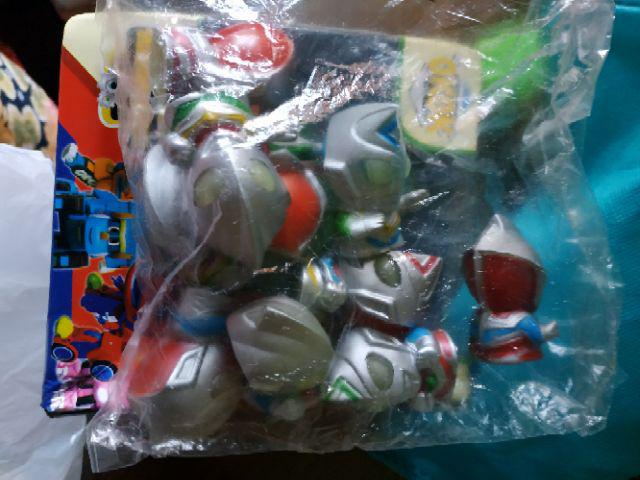 10set/set Ultraman Hiasan Kue Topper Kue Pajangan Kue 4.5cm