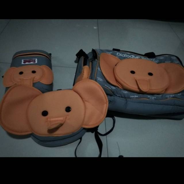 Preloved tas bayi baby dialogue jumbo gajah