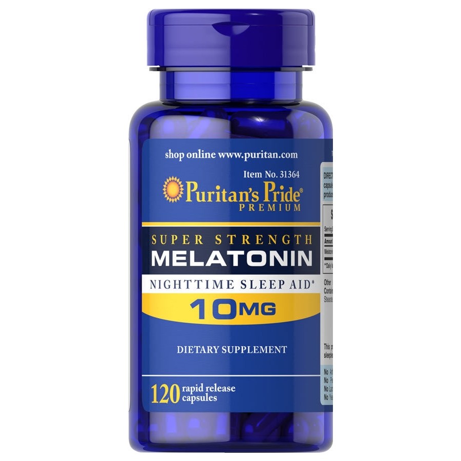 PURITAN'S PRIDE Melatonin 10 mg, 120 Capsules