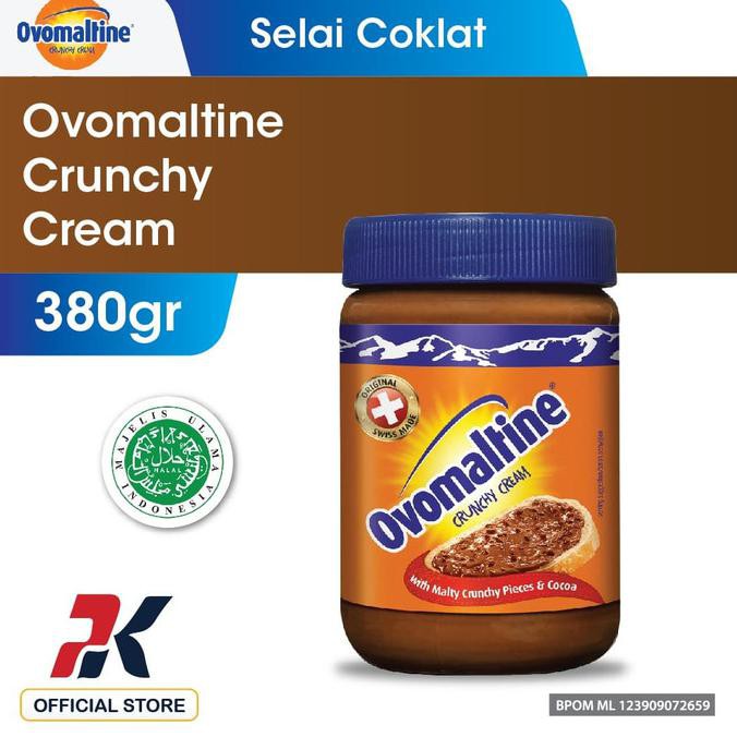 

SEDAP Ovomaltine Crunchy Cream 380gr RASA MANTAP