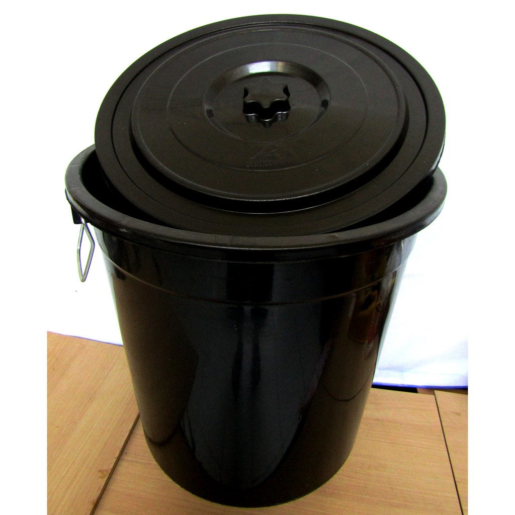 Ember/Ember tanpa Kran/Gentongan Air/Penampungan Air black 40 liter