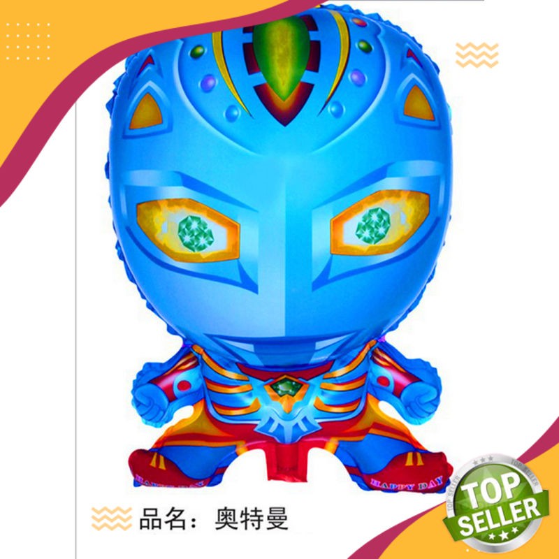 Action Figure Foil Helium Balon Altman Ultraman Superman 61 Cm Pvc Mainan Animasi Pesta Pernikahan U