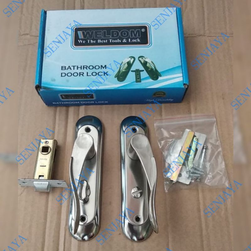 Kunci pintu kamar mandi bathroom door lock