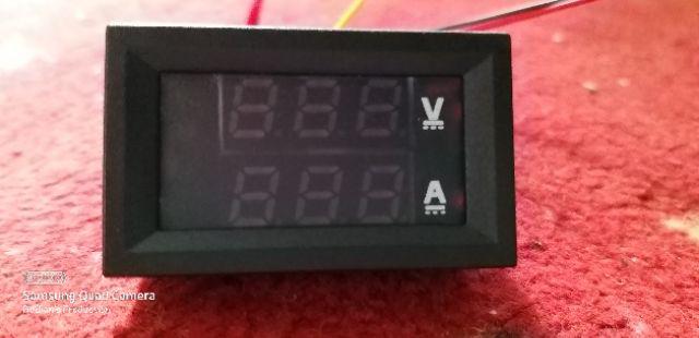 Dc 100v 50a Ganda Merah Dan Biru Led Ammeter Voltmeter Digital Amp Meter Gauge Tampilan