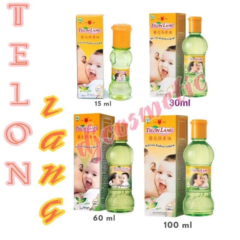 Cap Lang Minyak Telon | Telon Lang 30ml | 60ml | 100ml