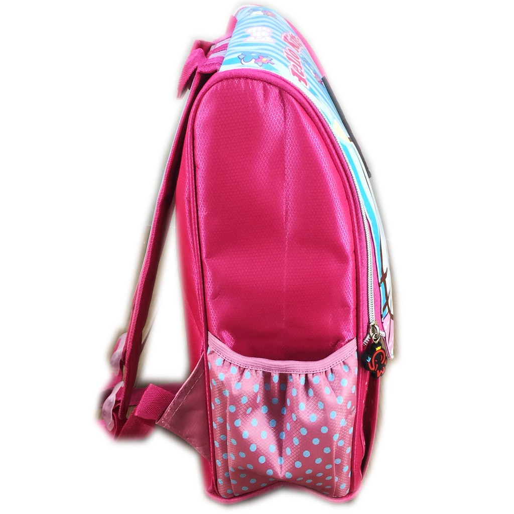Tas Ransel Sekolah Anak TK Jepang Hello Kitty Ribbon 3D Timbul S